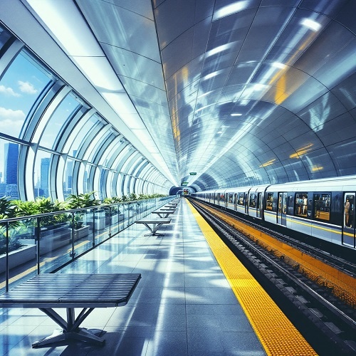 Современная станция метро