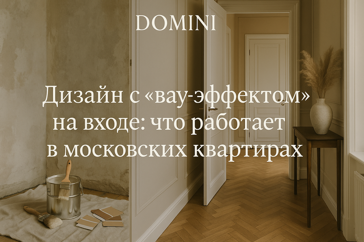    Как создать эффектную входную зону в московской квартире