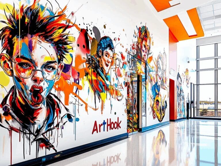    Роспись стен в школе: как яркие образы вдохновляют и формируют будущее учеников Art-Hook.Ru