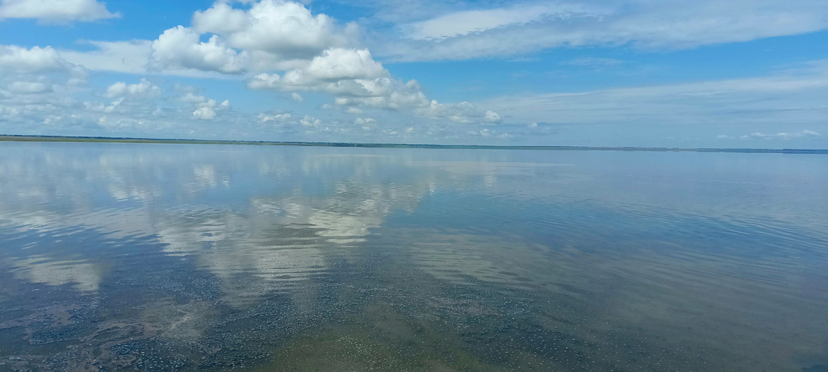 Озеро Эбейты, Омская область, 2025