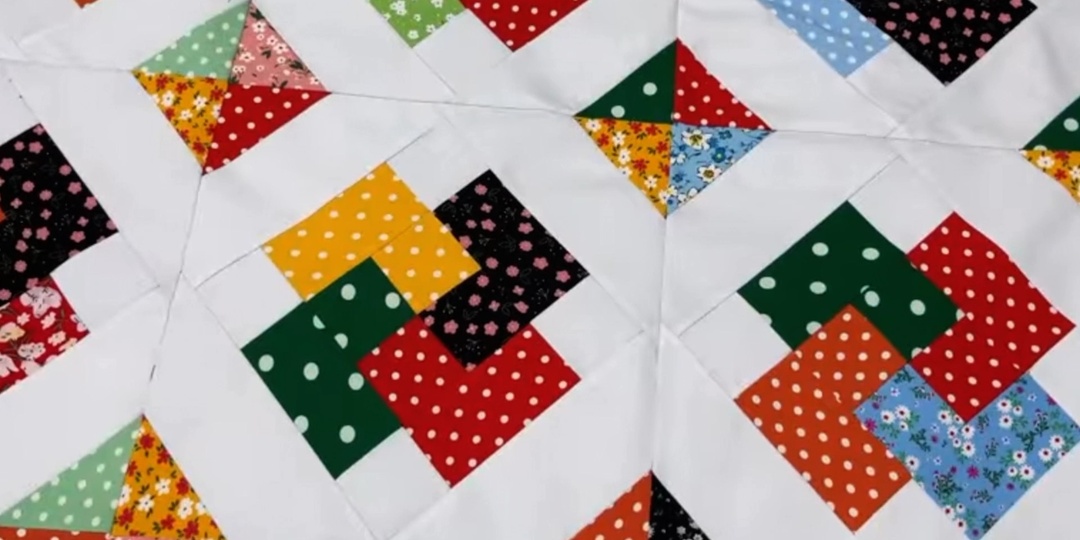 ЛОСКУТНОЕ ОДЕЯЛО КРАСИВЫЙ НЕСЛОЖНЫЙ БЛОК