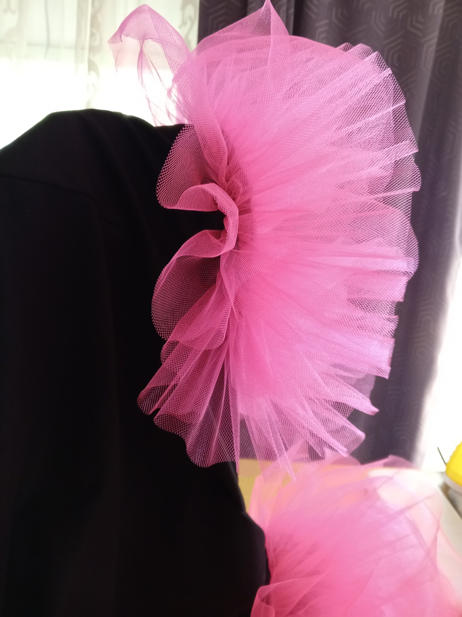 Платье из футболки и фатина