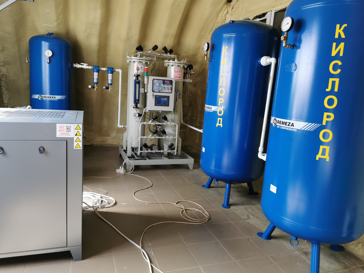 Кислородная станция 6 нм3/час для рыборазведения 