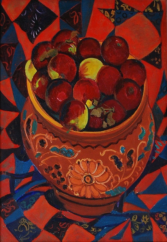 «Красные яблоки». В. Ф. Щебланов. Из собрания РОМИИ