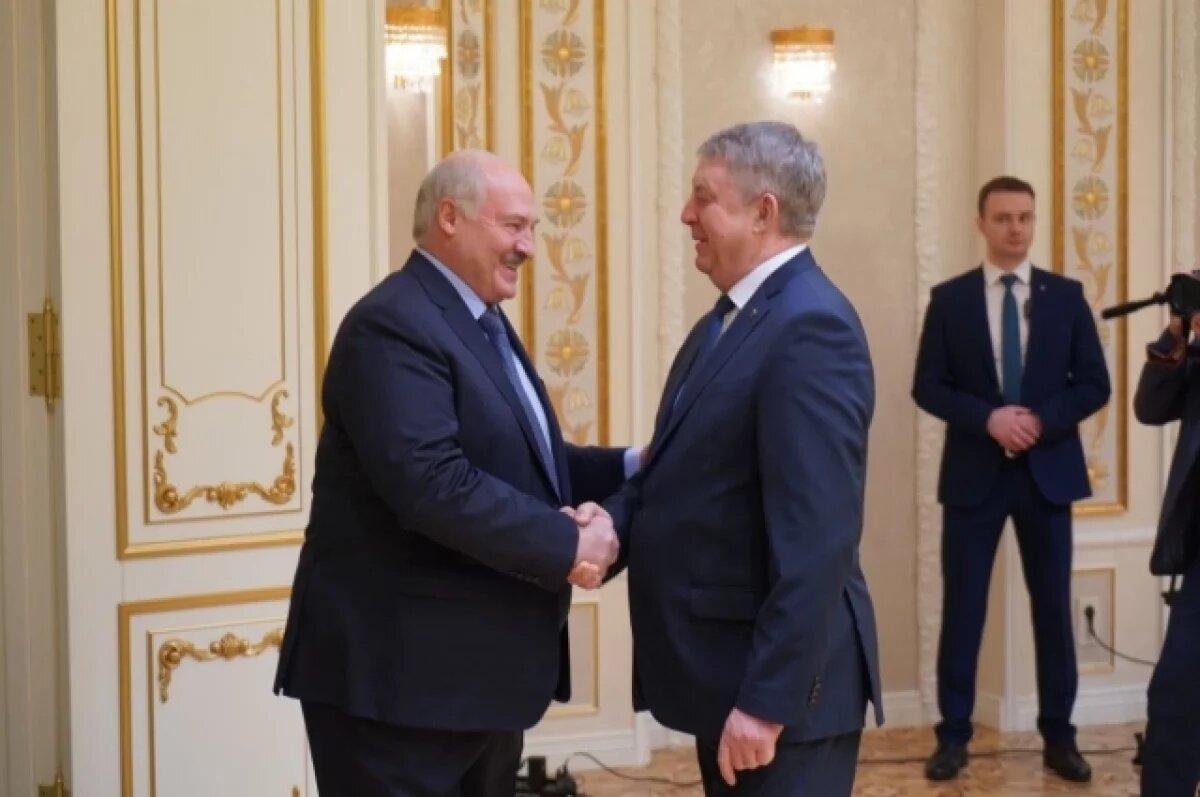    Александр Лукашенко поблагодарил Брянскую область за помощь в развитии АПК