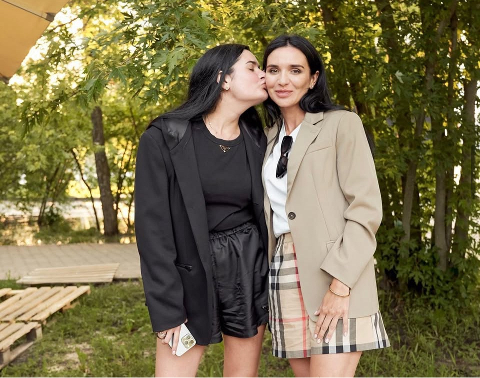 Юлия с сестрой Натальей 