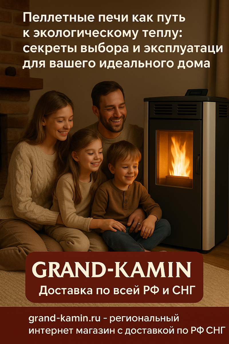    Пеллетные печи как путь к экологическому теплу: секреты выбора и эксплуатации для вашего идеального дома Kamin