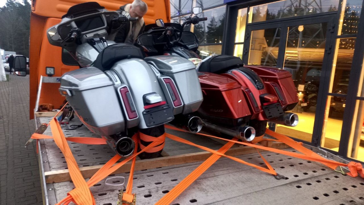 Перевозка мотоцикла компанией Vozim.by