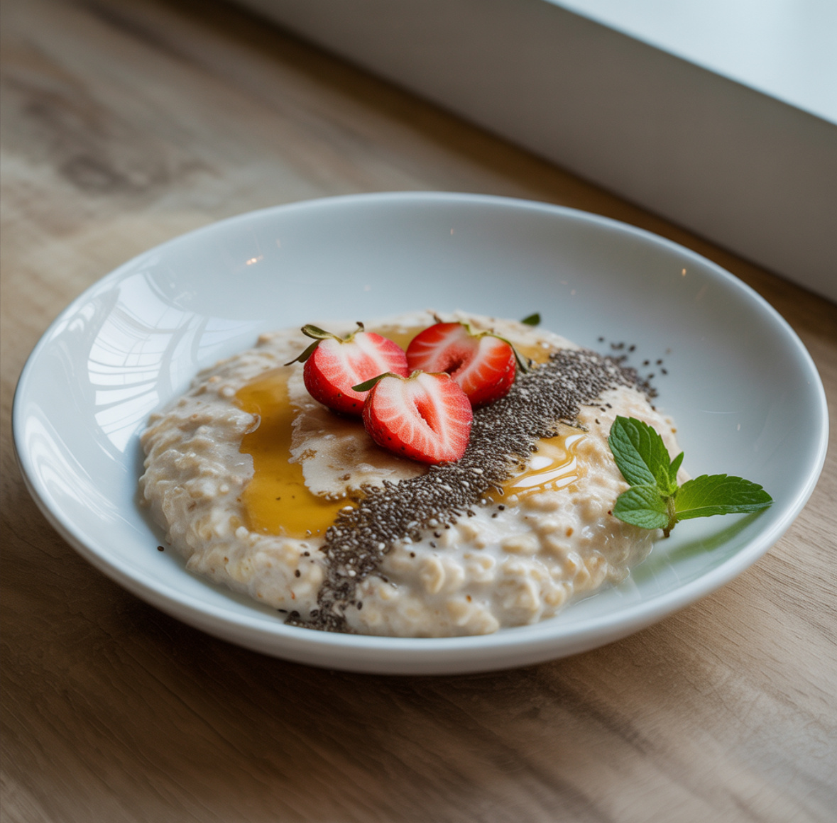 🍓 Завтрак, который хочется есть каждый день


Устали от обычной овсянки на воде? Попробуйте этот вариант — сливочная текстура, сладость мёда, свежесть клубники и польза чиа-семян. Готовится за 10 минут, а выглядит как из модного кафе!