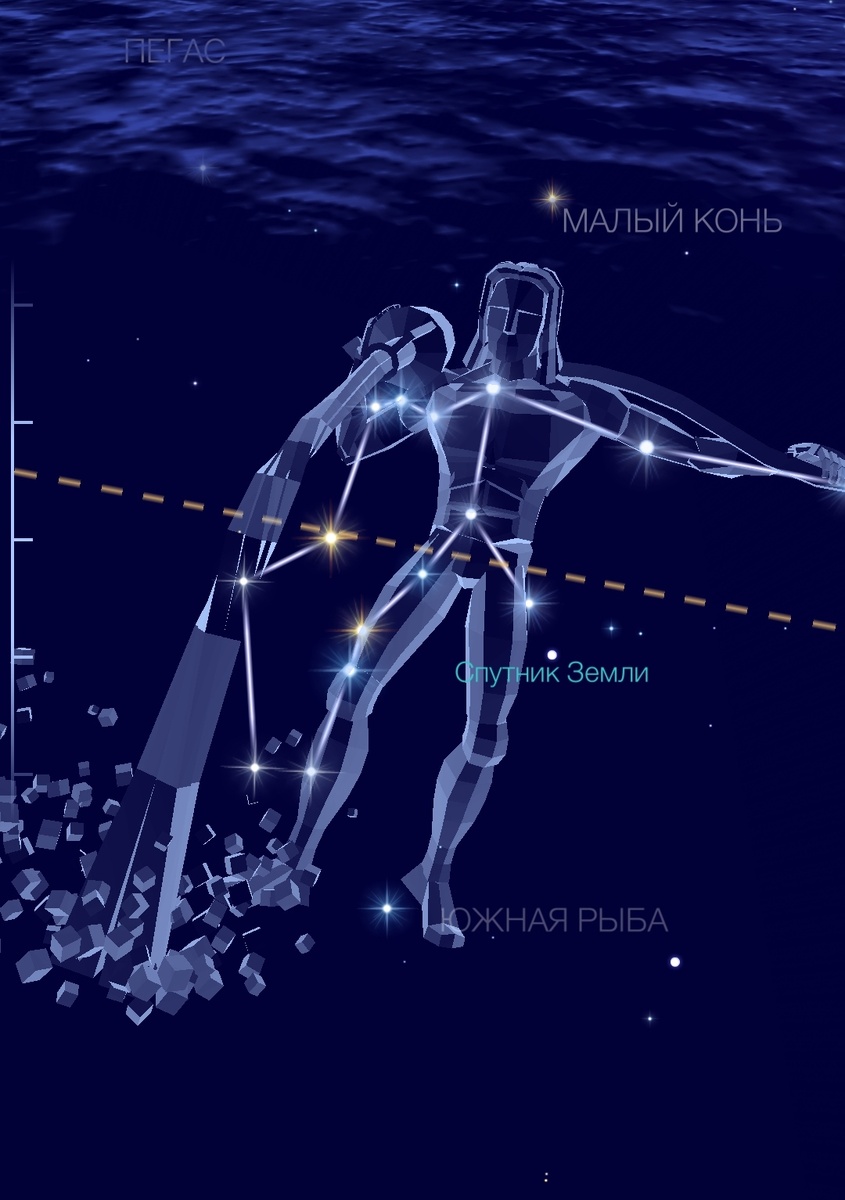 Созвездие Водолея. 