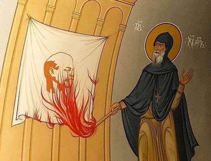 икона в грузинском монастыре 