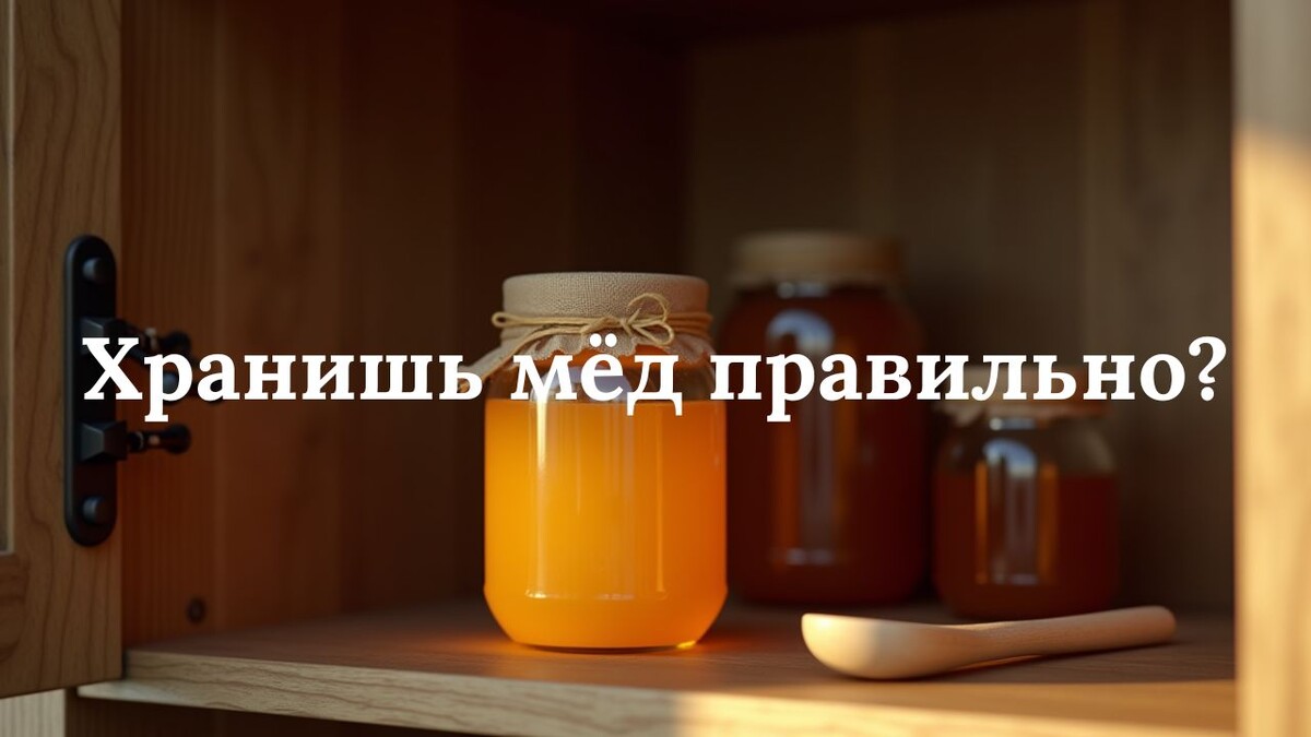 Алтайский гречишный мёд в стеклянной банке 1–3 л