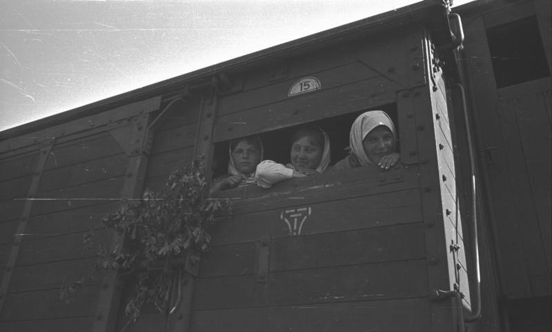 «Остарбайтеры» на пути в Германию