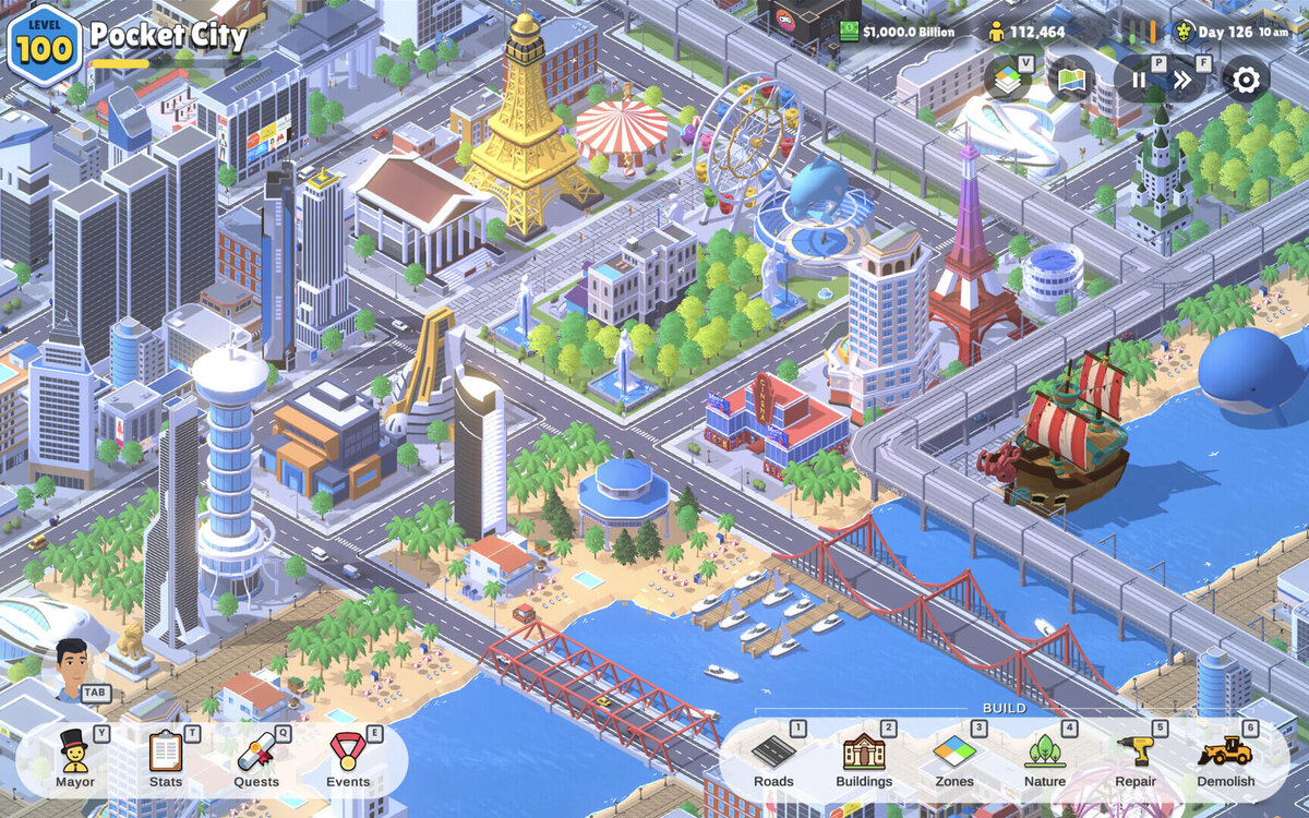    Галерея игры Pocket City 2
