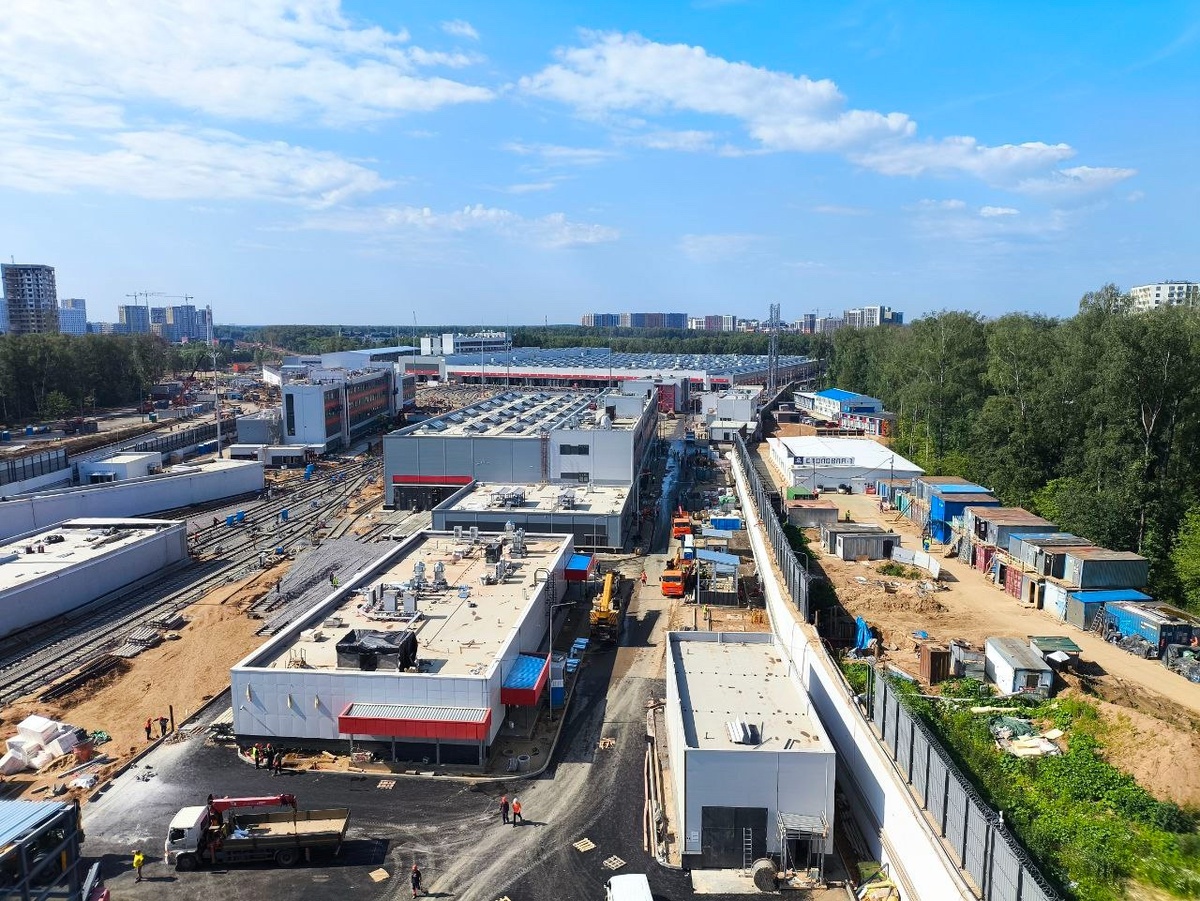 📷 1.1: Электродепо "Столбово". Актуальное состояние на первую декаду июля.