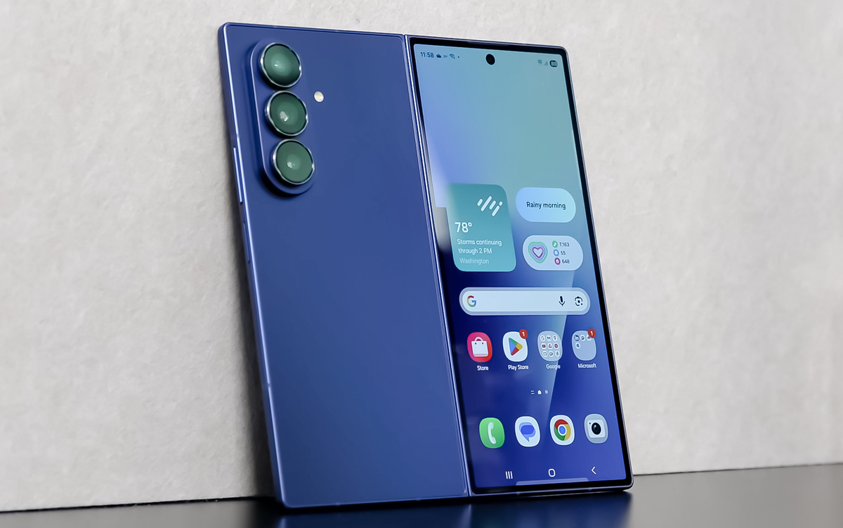 Samsung Galaxy Z Fold 7 в раскрытом виде