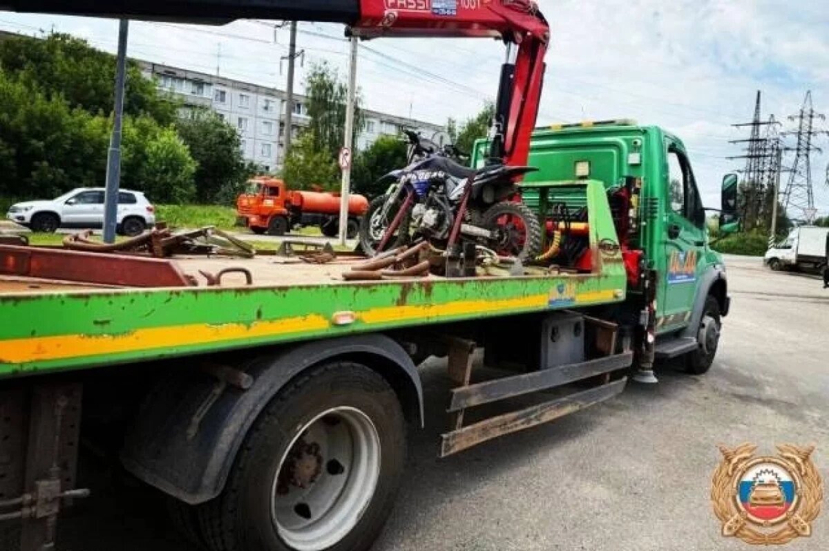    В Твери за рулём питбайка поймали 11-летнего мальчика