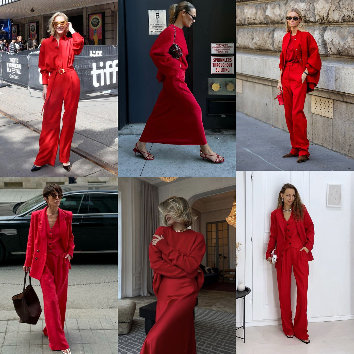 Полностью красные образы