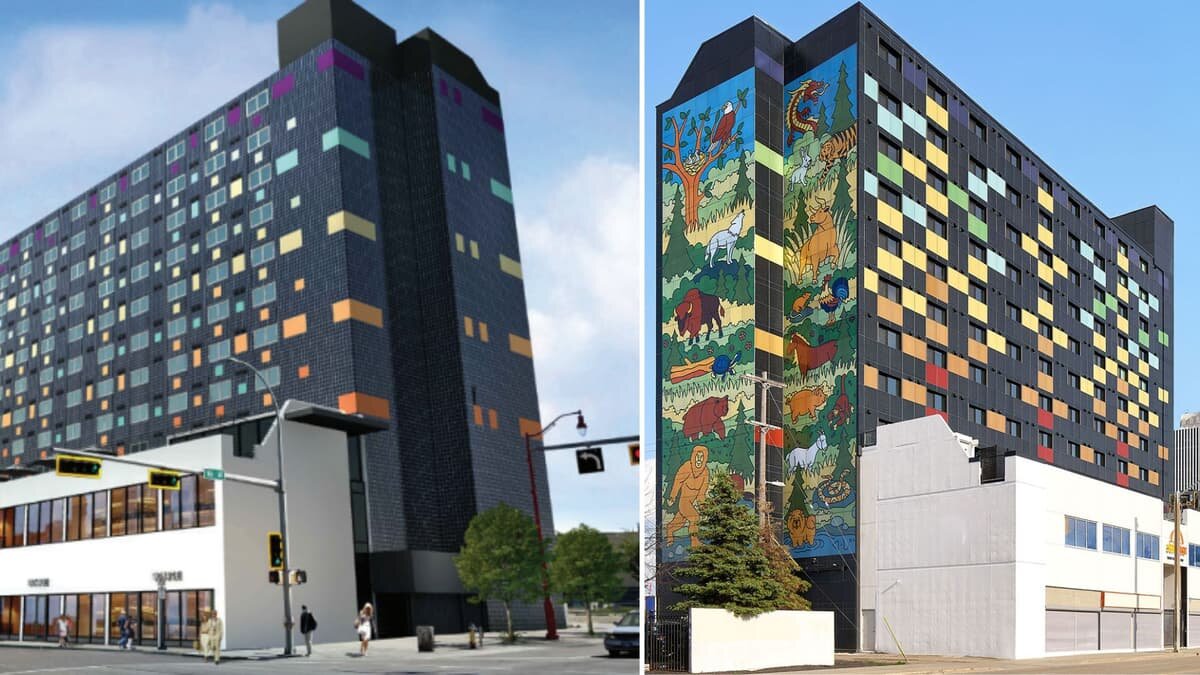 Mitrex📷Так выглядят фасады жилого комплекса SunRise.