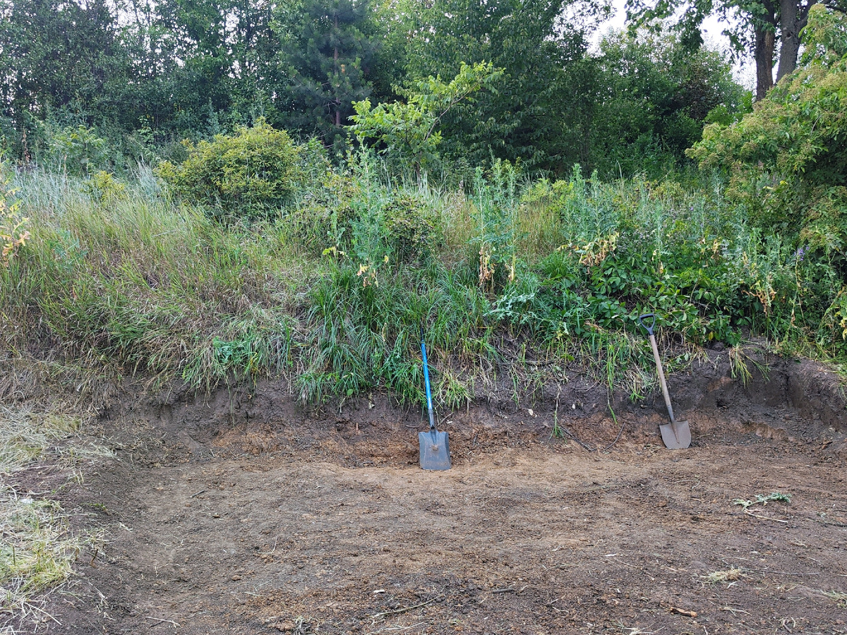 Все растения посажены на своих террасах