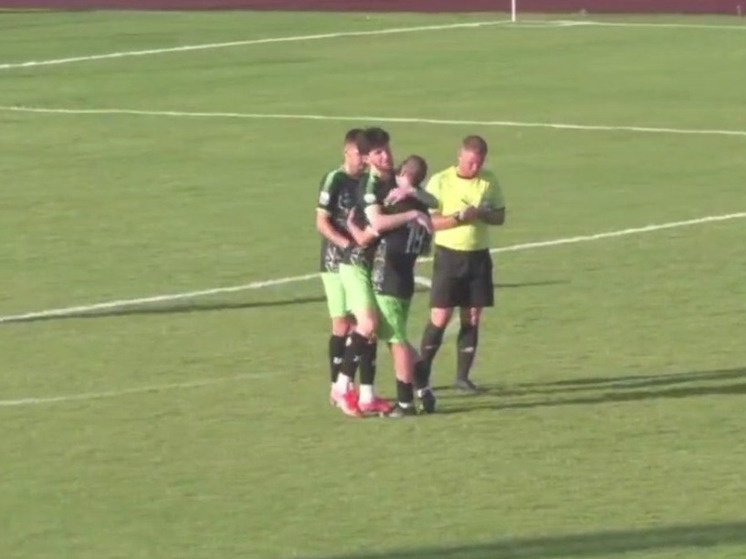     Скриншот трансляции матча