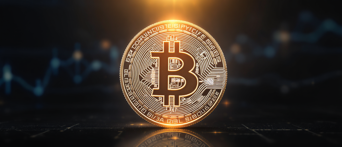 Символ криптовалюты Bitcoin