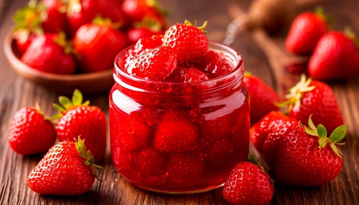 Клубничное варенье в микроволновке