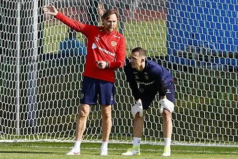 Валерий Карпин и Андрей Лунев. ФОТО РФС 