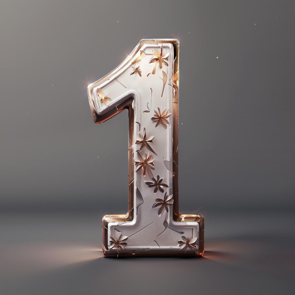 Цифра. Иллюстрация сгенерирована нейросетью