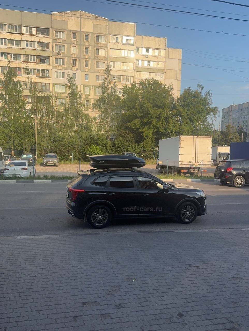 Установка багажника и автобокса 430л на HAVAL Jolion в Туле
