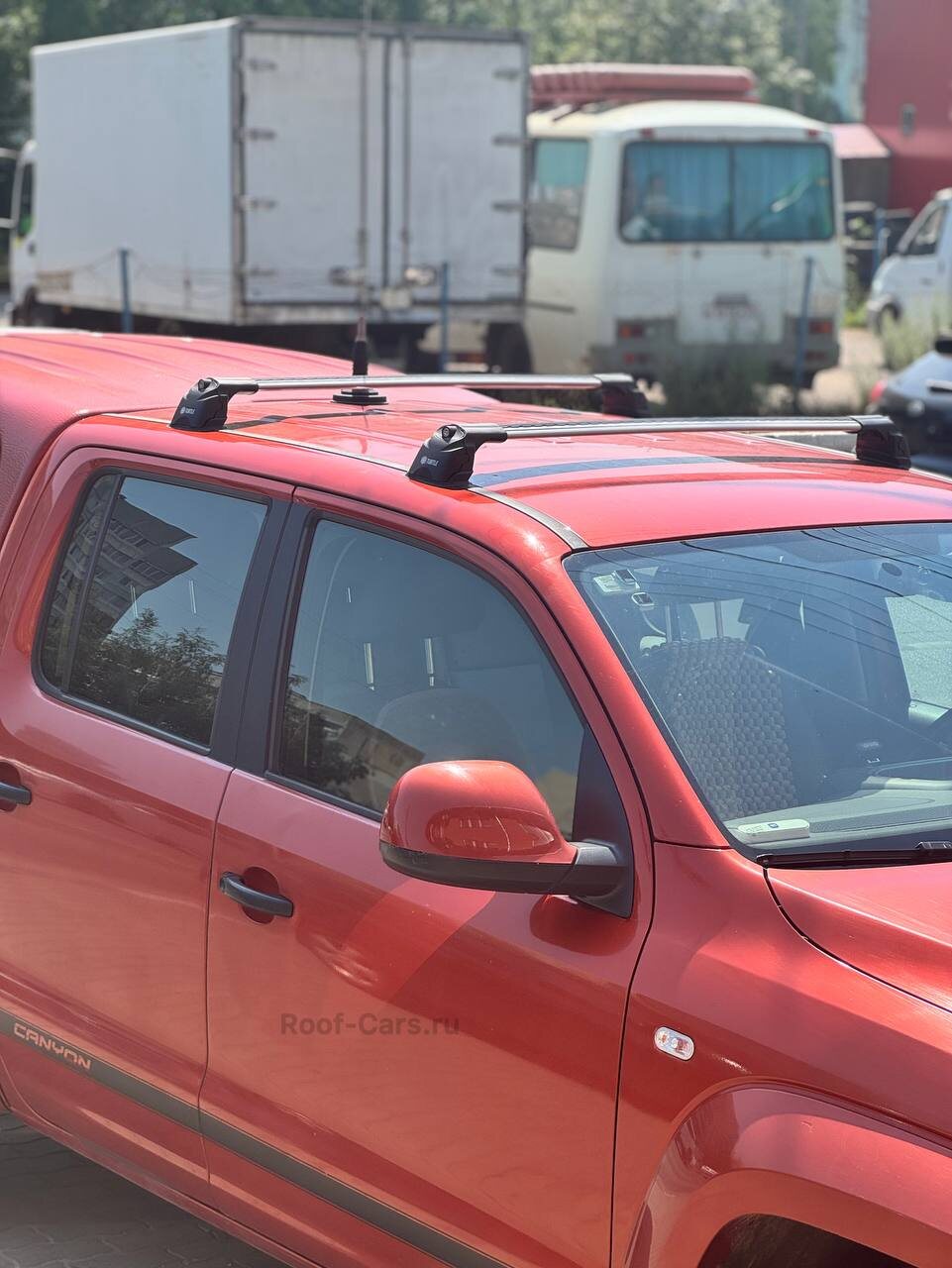Установка багажника (поперечин) на VW Amarok в Туле