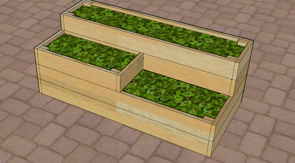 Простая садовая клумба - часть 1