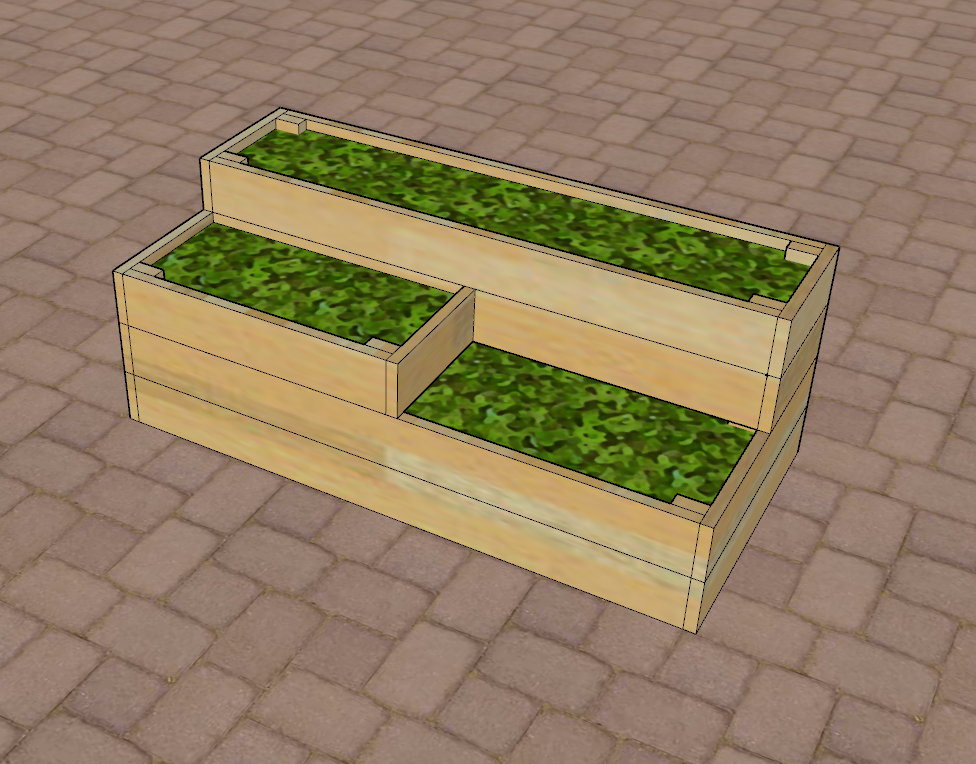 Простая клумба своими руками 