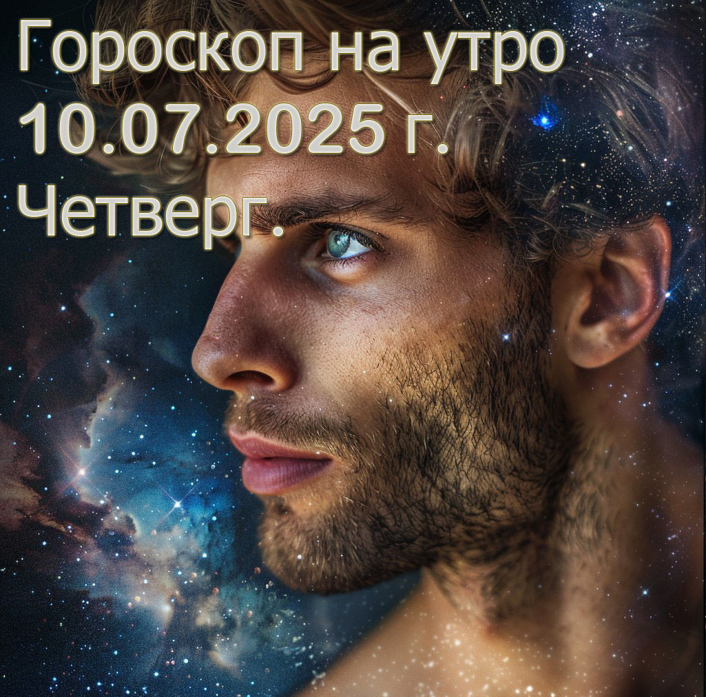 Фото с tg канала Гороскоп на утро 10 Июля 2025 г.