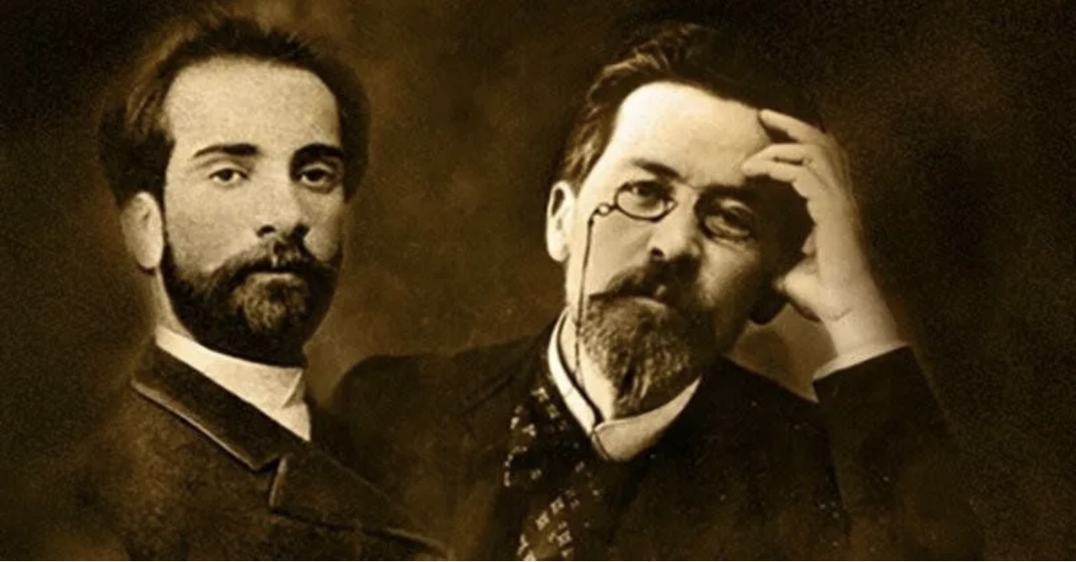 Левитан и Чехов. Познакомились в 1879 году