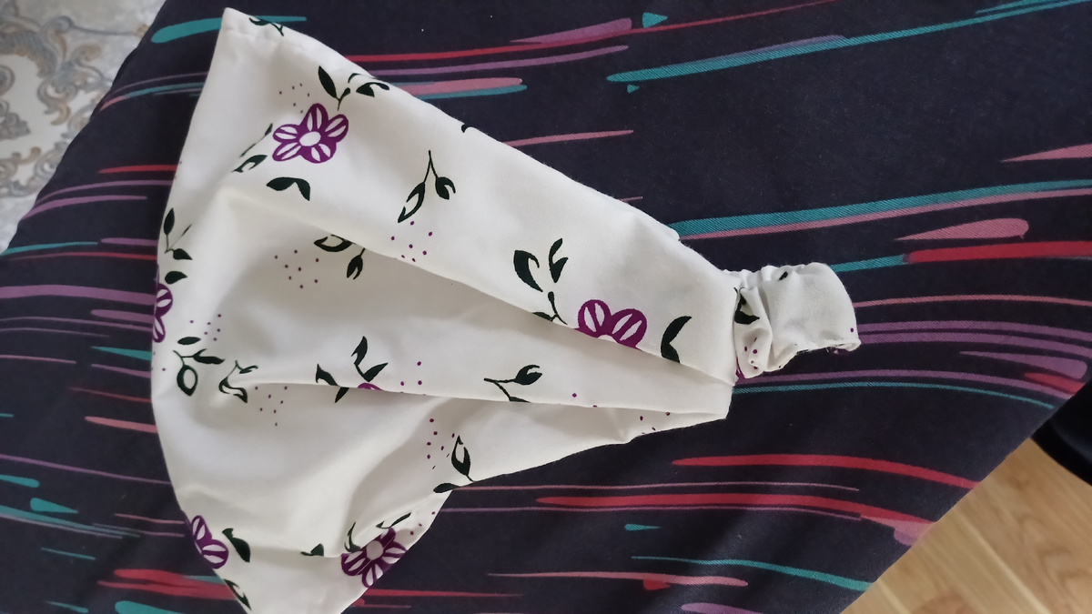 Из остатков материала.