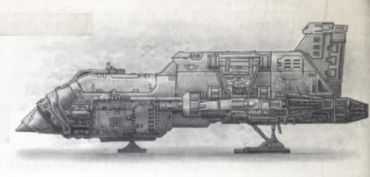 Ганкаттер со страниц руллбука Rogue Trader: Into the Storm 2010 года