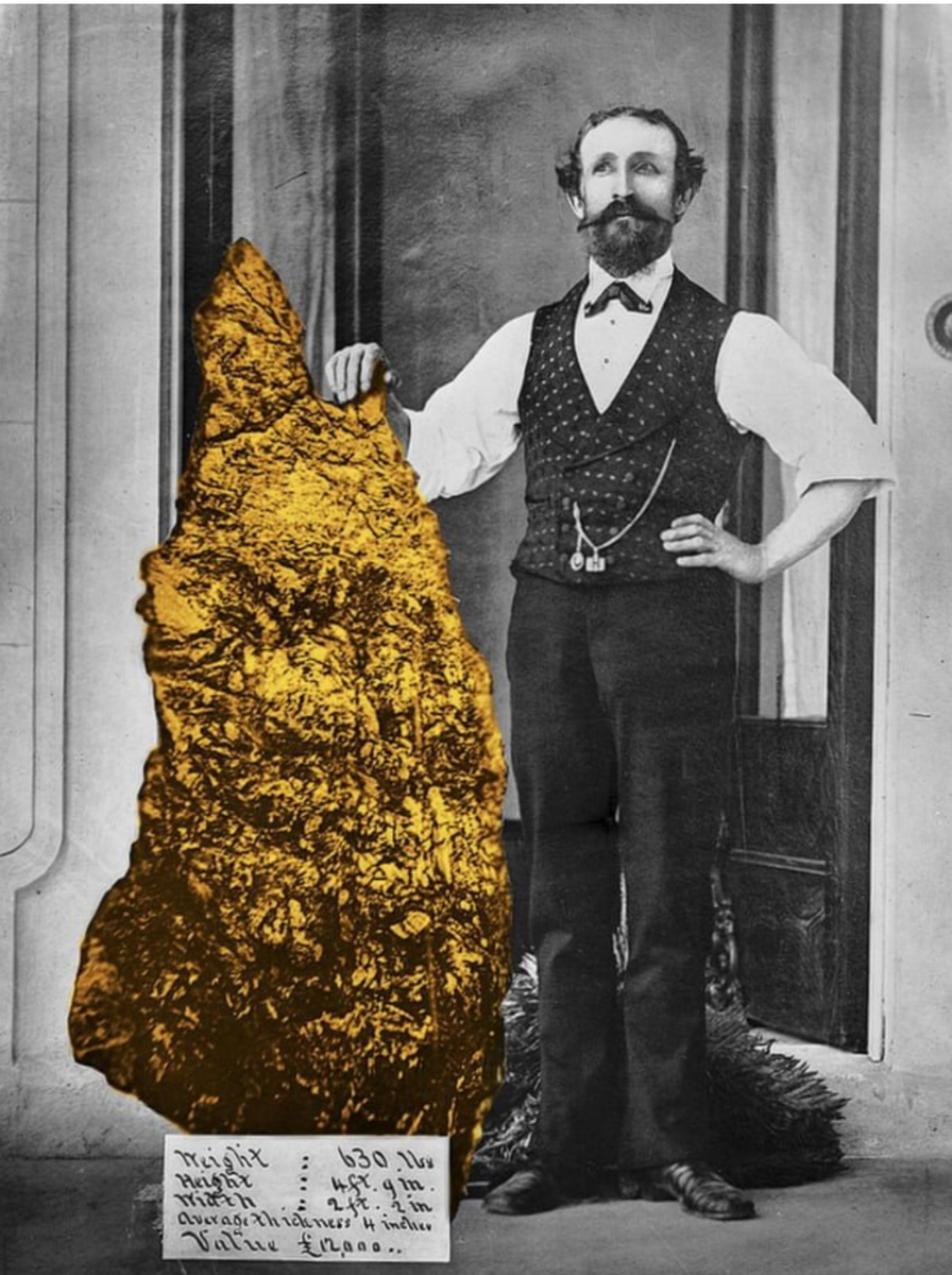 «Плита Хольтерманна» — крупнейший в мире золотой самородок, найденный Хольтерманном и его партнерами 19 октября 1872 года в шахте Star of Hope на Золотых полях Хилл-Энда, Новый Южный Уэльс, Австралия, это кварцевая порода с вкраплениями золота, весом 285 кг (630 фунтов) и содержанием золота около 90 кг. 
