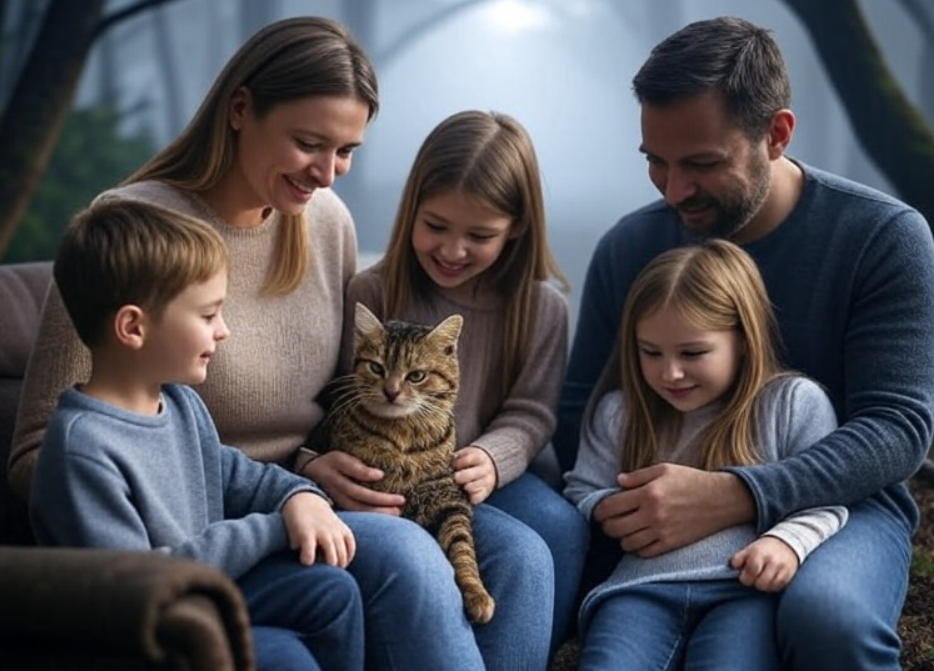 Как кот примирил нашу семью
