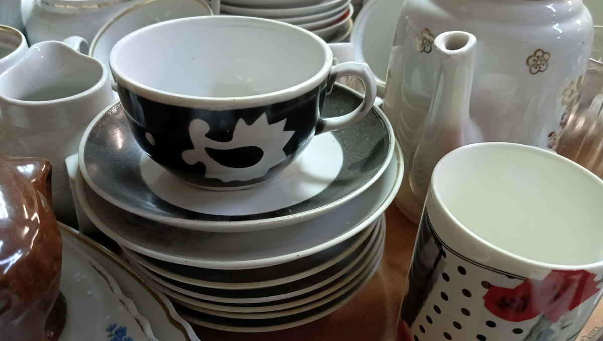 Загадочная посуда. Фото автора 