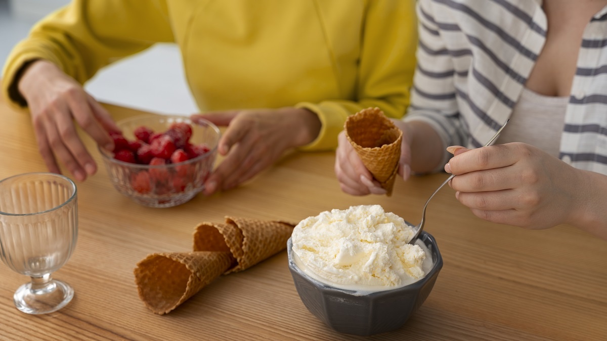    Как приготовить домашнее мороженое? Фото: Freepik