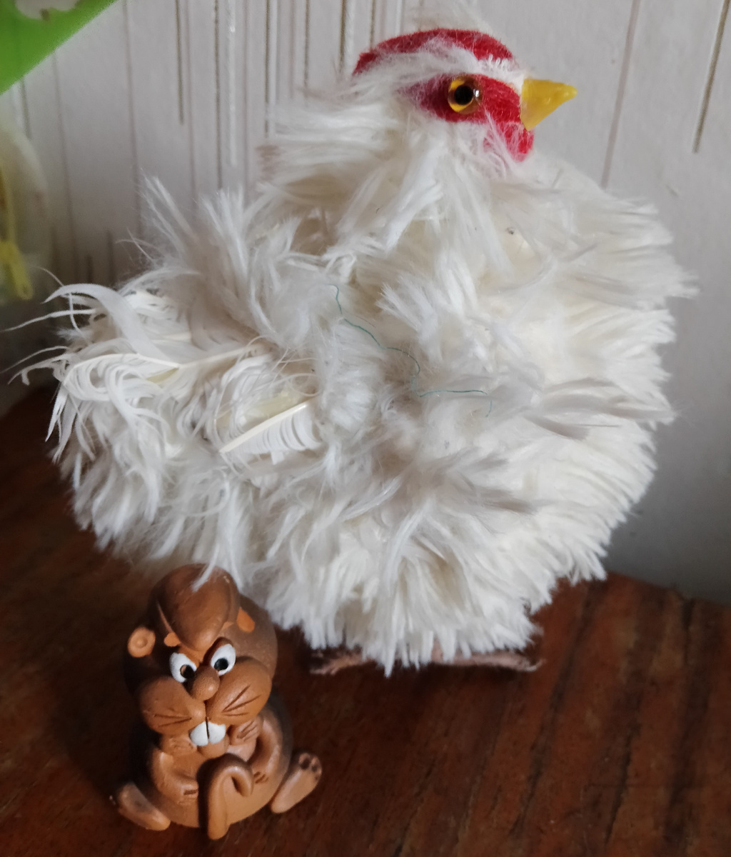 Вот она, бесхвостый потомок грозного предка. Будет мстить