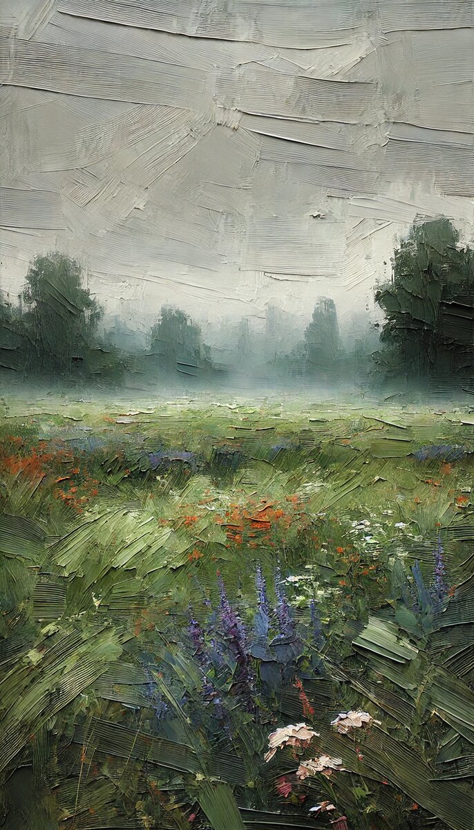 Туман над лугом