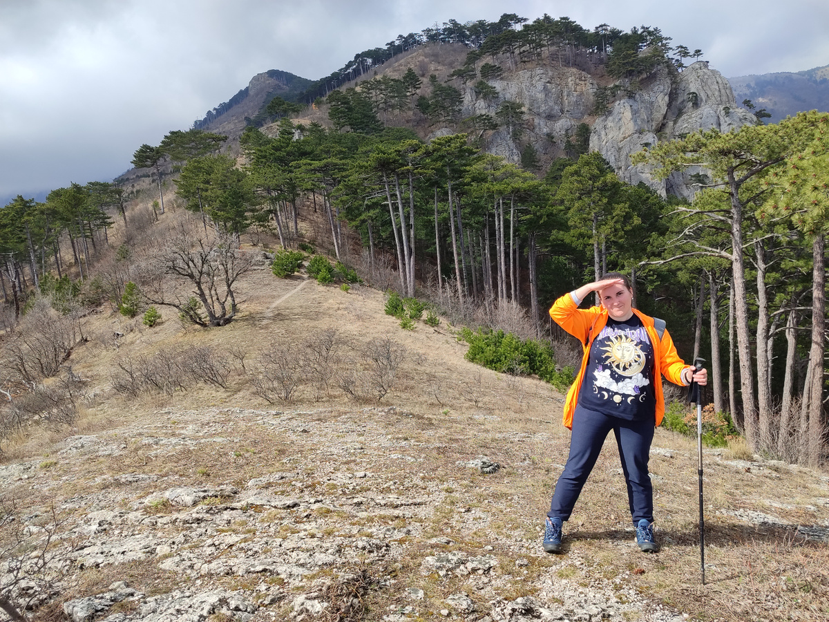 На тропе Иограф в Крыму