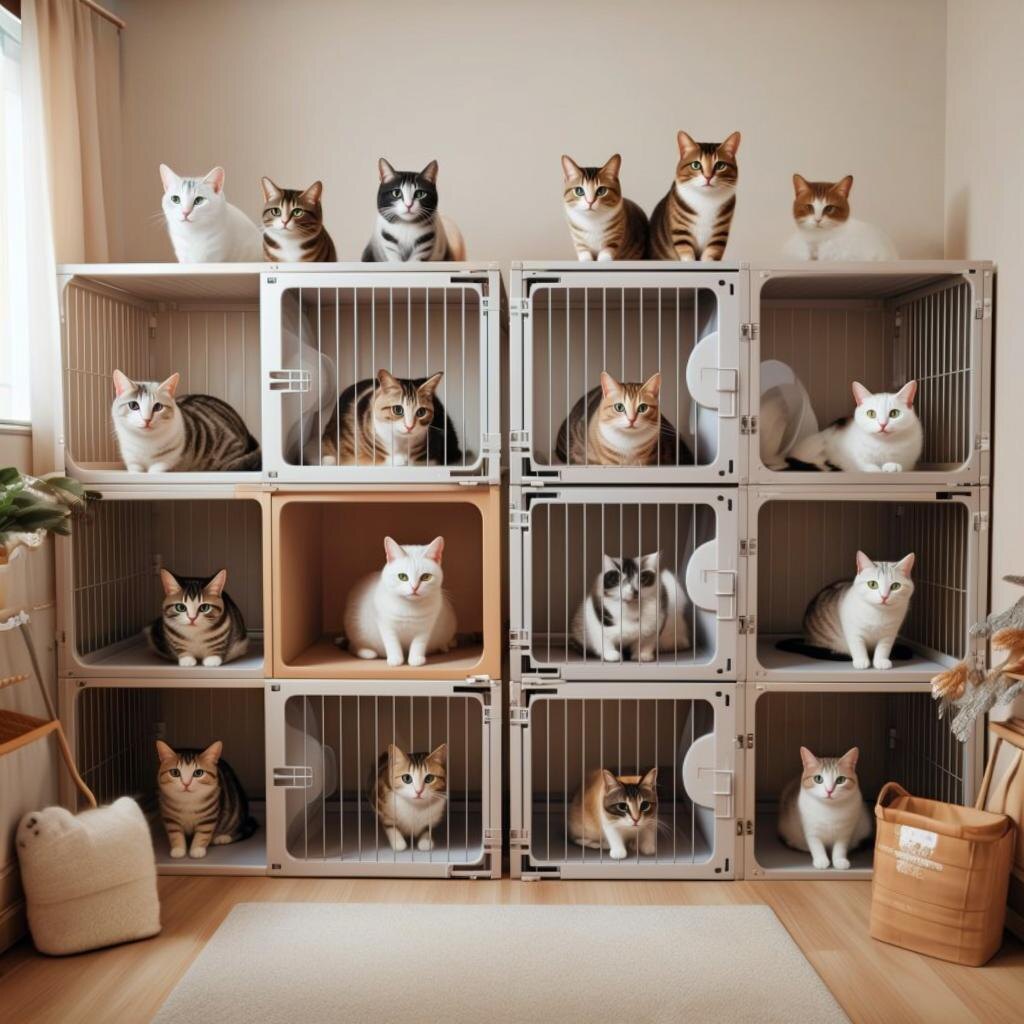 Кошки ждут дом