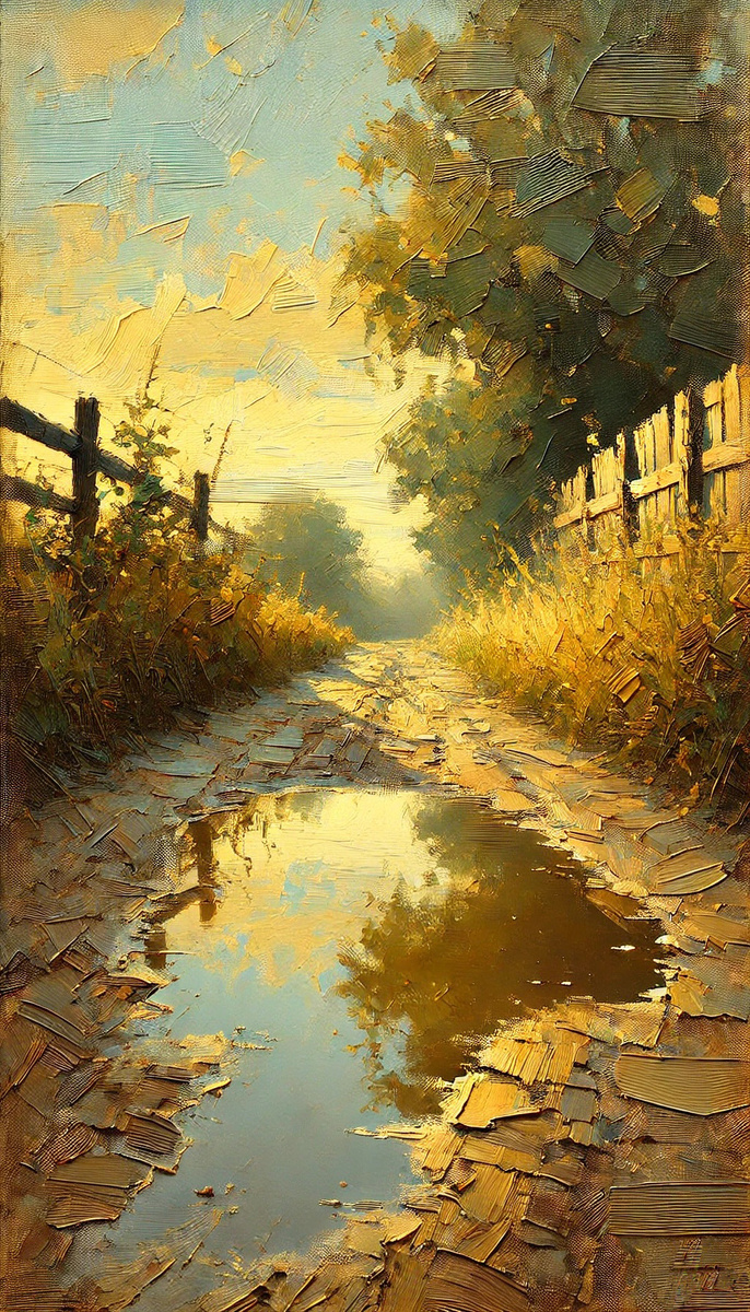 Дорога через сад