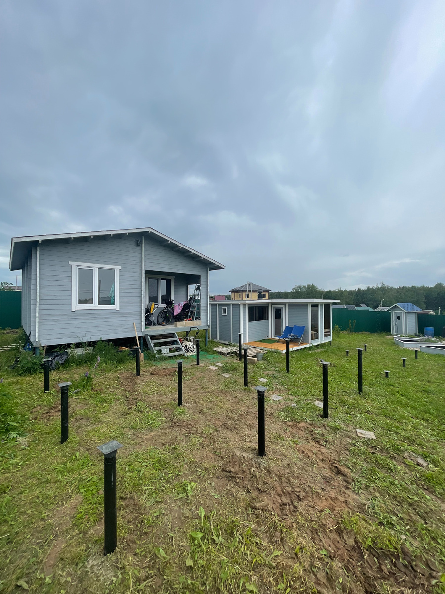 Сваи установлены