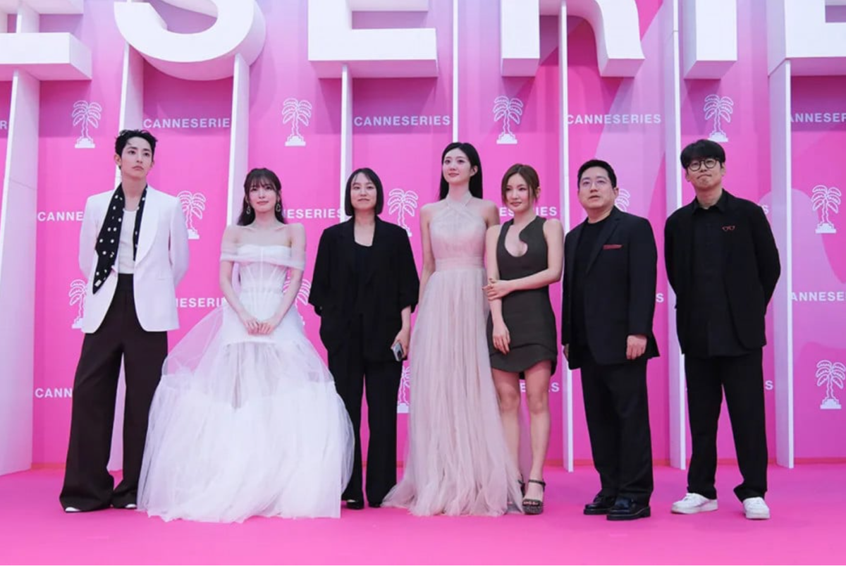 Съемочная команда в Каннах