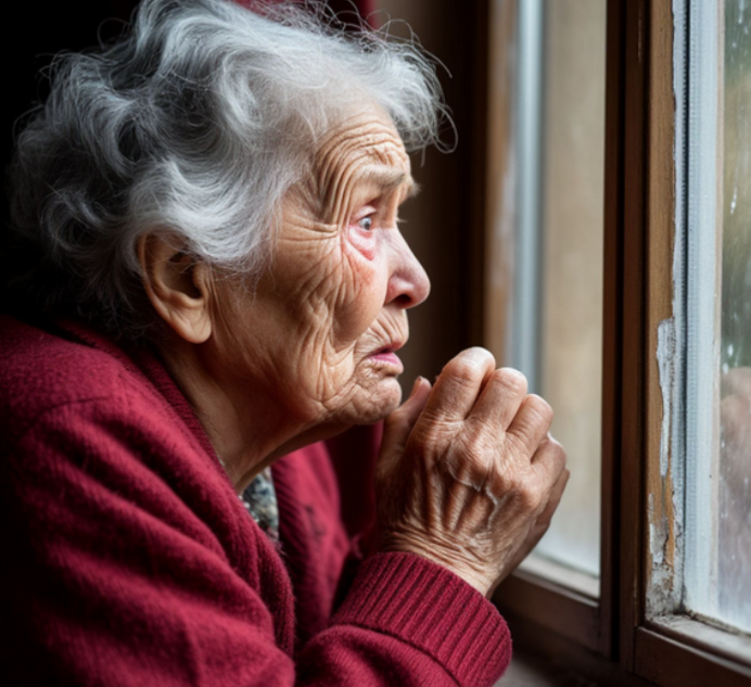 Одинокая старушка