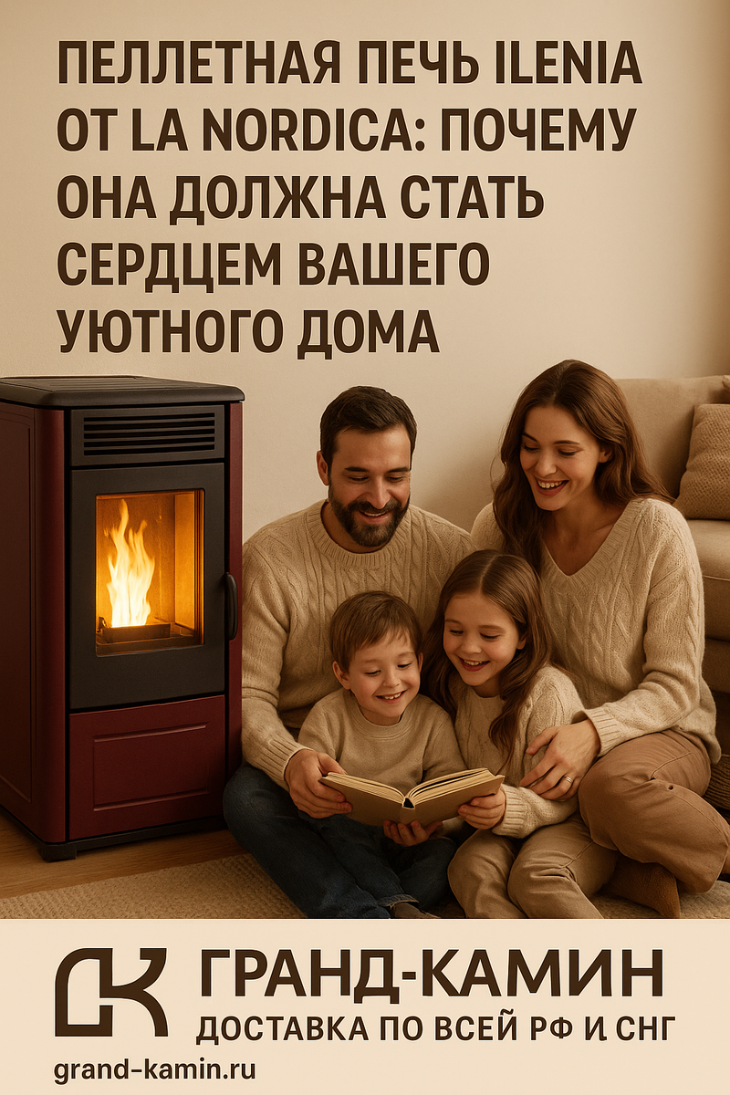    Пеллетная печь Ilenia от La Nordica: Почему она должна стать сердцем вашего уютного дома Kamin